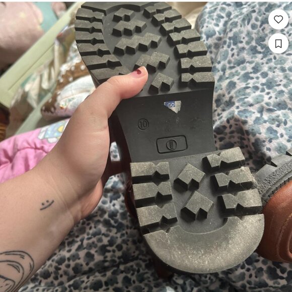 London Underground Brown Faux Leather Size 10 Chelsea Boots - Picture 2 of 2